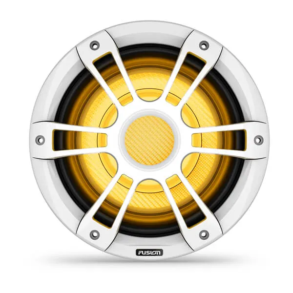 Subwoofer deportivo Fusion Signature Series 3i de 10" con CRGBW - Blanco - SG-SL103SPW