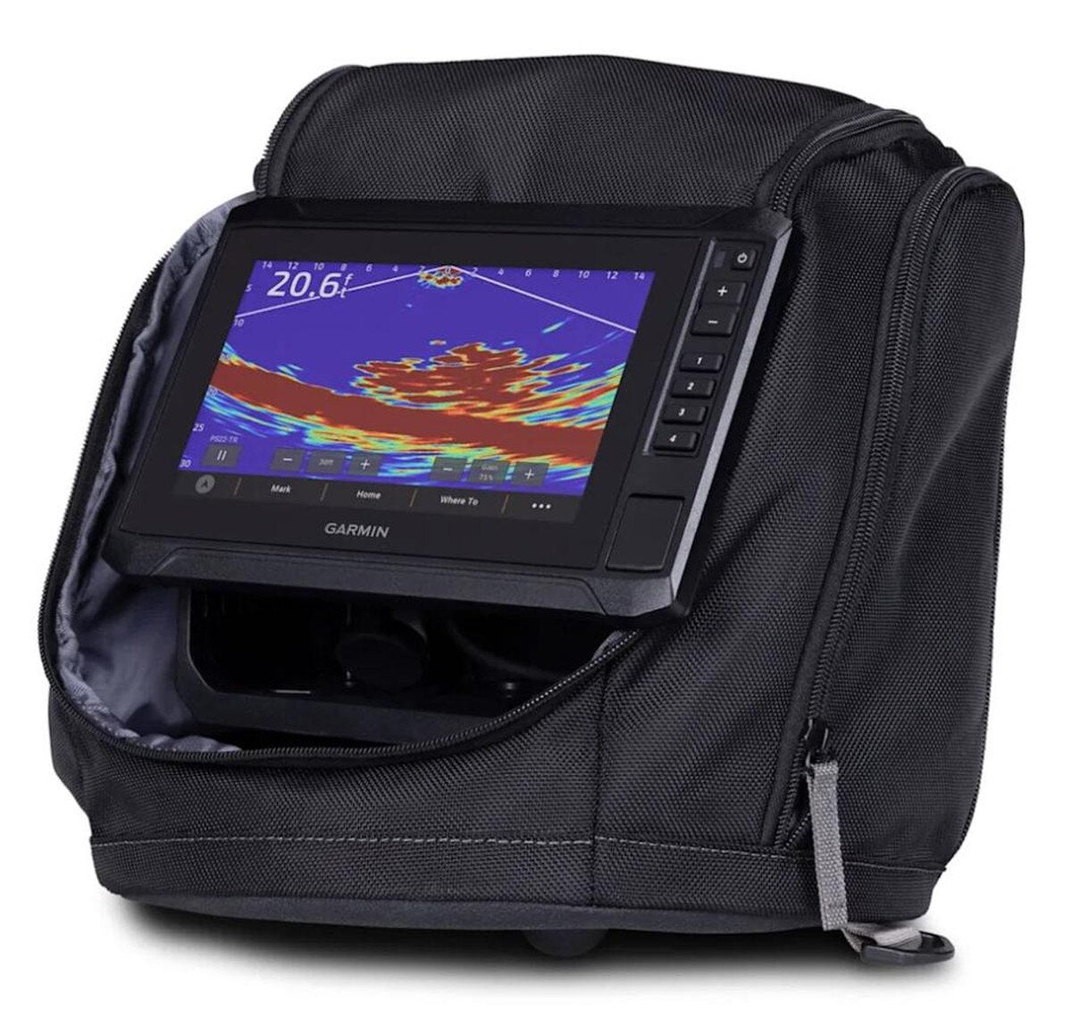 Garmin Panoptix™ PS22-IF Ice Fishing Bundle w/ECHOMAP™ UHD2 73sv, Panoptix PS22-IF Transducer & Pole-Free Transducer Rotation System