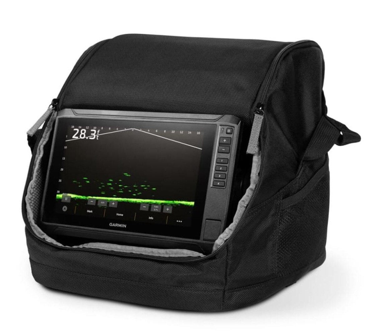 Garmin ECHOMAP™ UHD2 93SV LiveScope™ Plus Ice Fishing Bundle LI w/ECHOMAP™ UHD2 93sv, LiveScope Plus System & Lithium-ion Battery