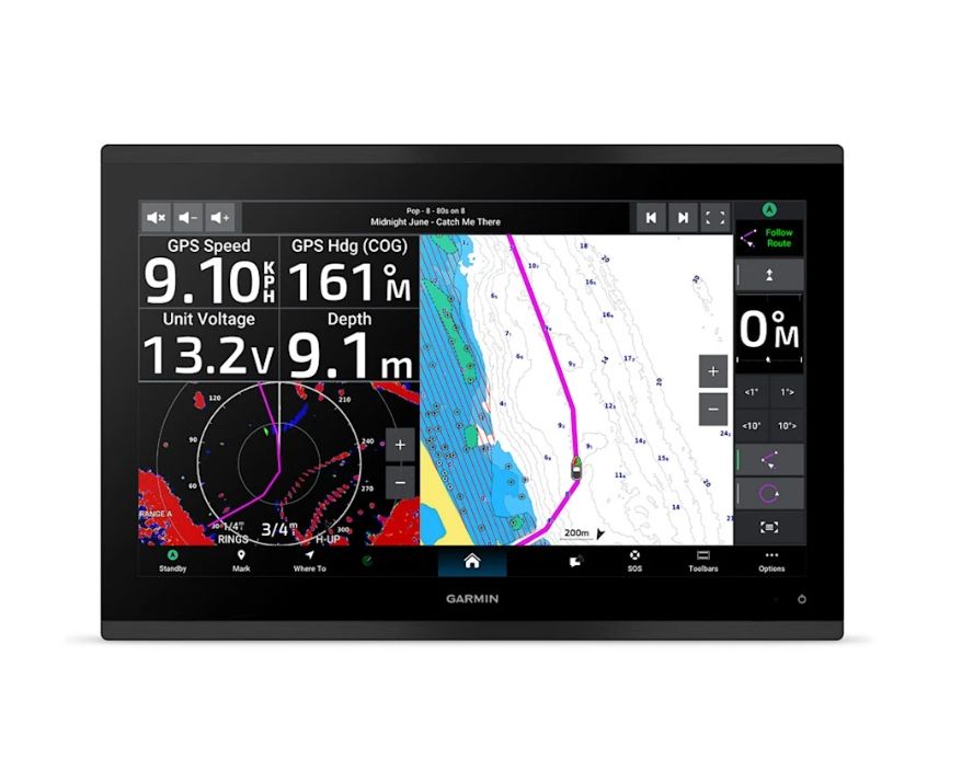 Plotter cartográfico premium Garmin GPSMAP® 9017 con mapa base mundial