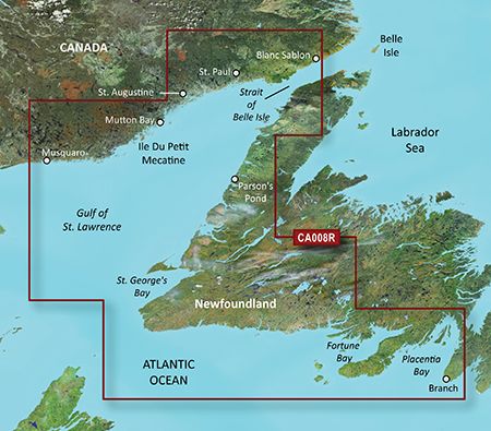 Garmin BlueChart® g3 Vision® HD - VCA008R - Newfoundland West - microSD™/SD™