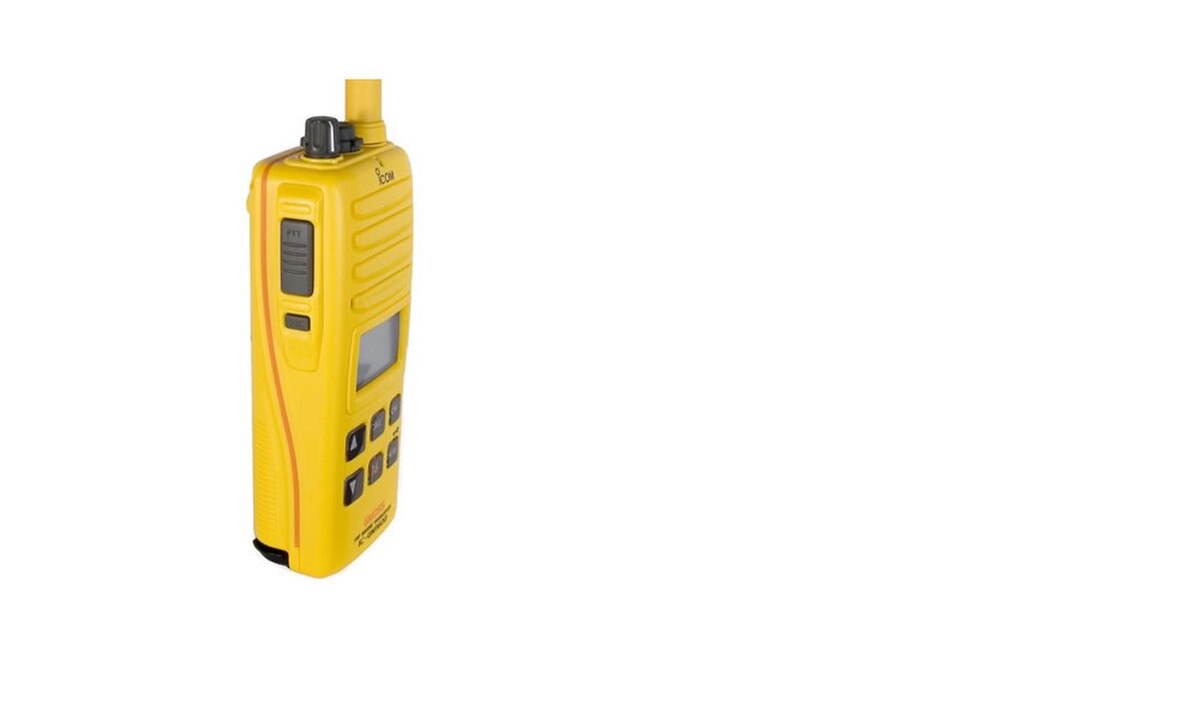 Radio VHF portátil Icom IC-GMDSS con batería BP-234 y cargador