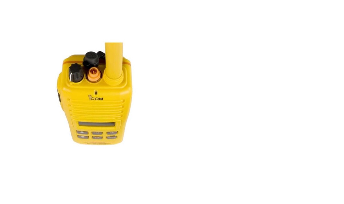 Radio VHF portátil Icom IC-GMDSS con batería BP-234 y cargador