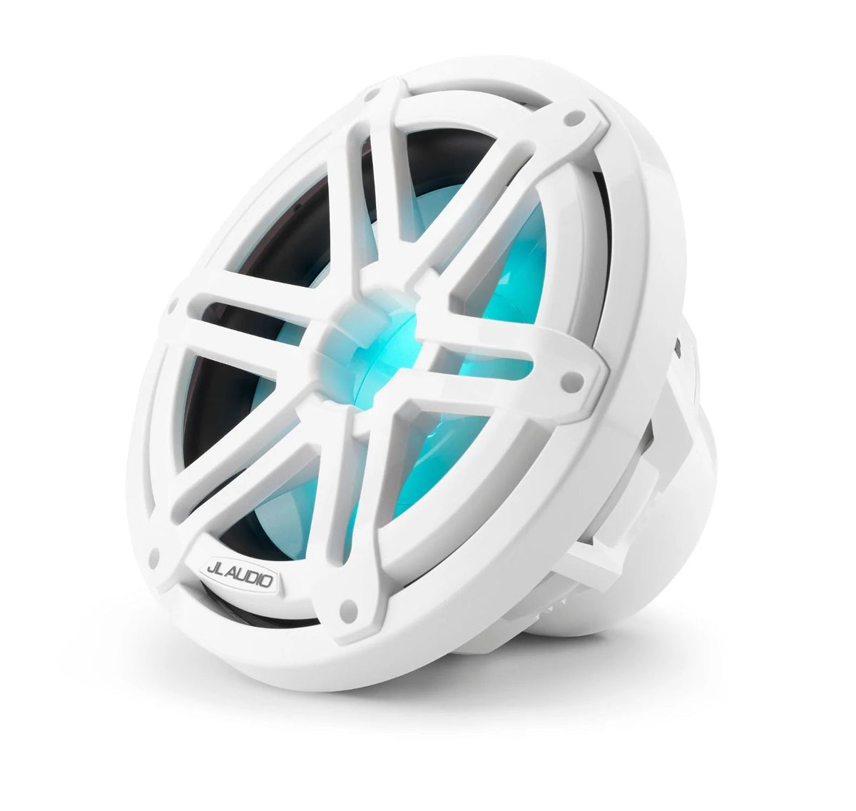 JL Audio M3 10" Marine Subwoofer w/Gloss White Sport Grille & RGB LED Lighting - M3-10IB-S-Gw-i-4