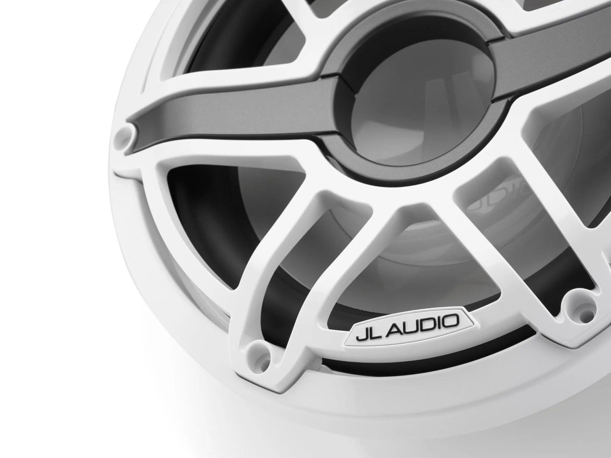 Subwoofer marino JL Audio M6 de 10" con rejilla deportiva color blanco brillante - M6-10W-S-GwGw-4