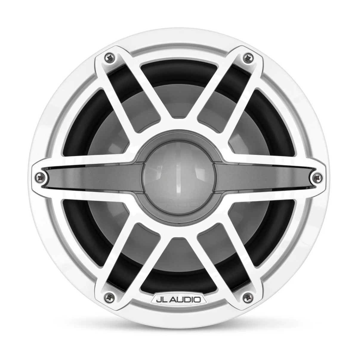 Subwoofer marino JL Audio M6 de 10" con rejilla deportiva color blanco brillante - M6-10W-S-GwGw-4