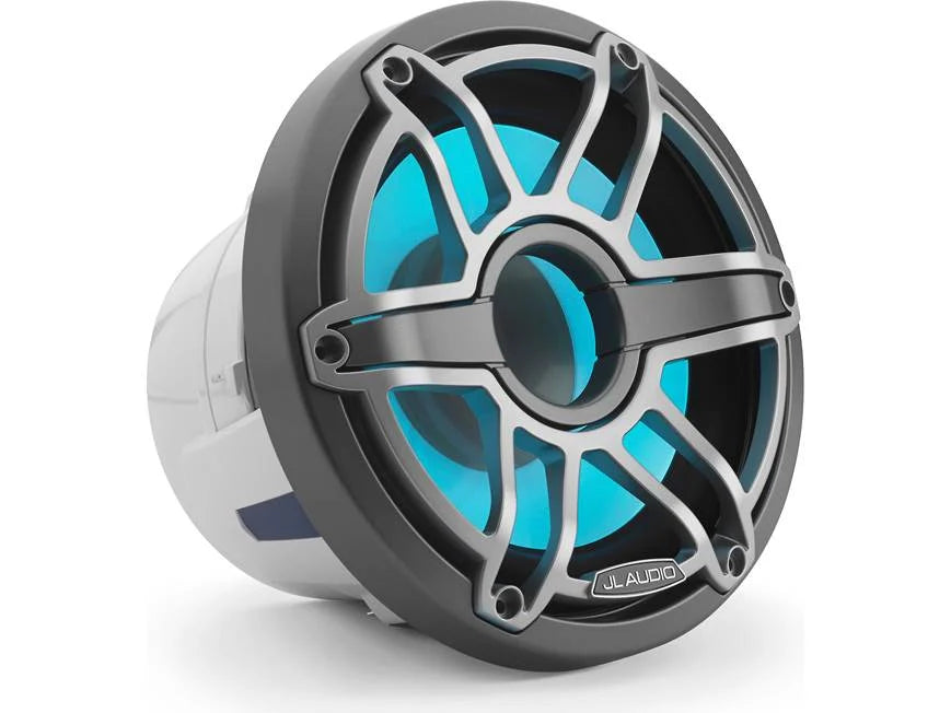 JL Audio M6 8" Marine Subwoofer w/Titanium Sport Grille & Transflective™ LED Lighting - M6-8IB-S-GmTi-i-4