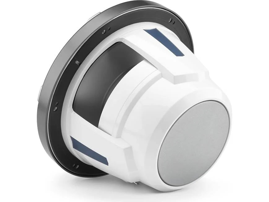 Subwoofer marino JL Audio M6 de 10" para bafle infinito con rejilla deportiva de titanio e iluminación LED Transflective™ - M6-10IB-S-GmTi-i-4