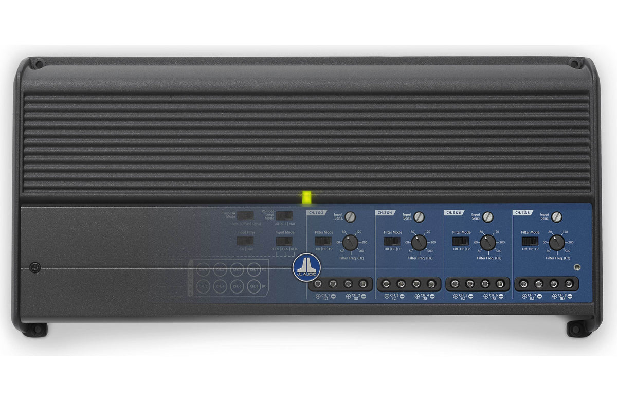 JL Audio XDM Series 800w 8 Channel 24v Amplifier - XDM800/8-24V
