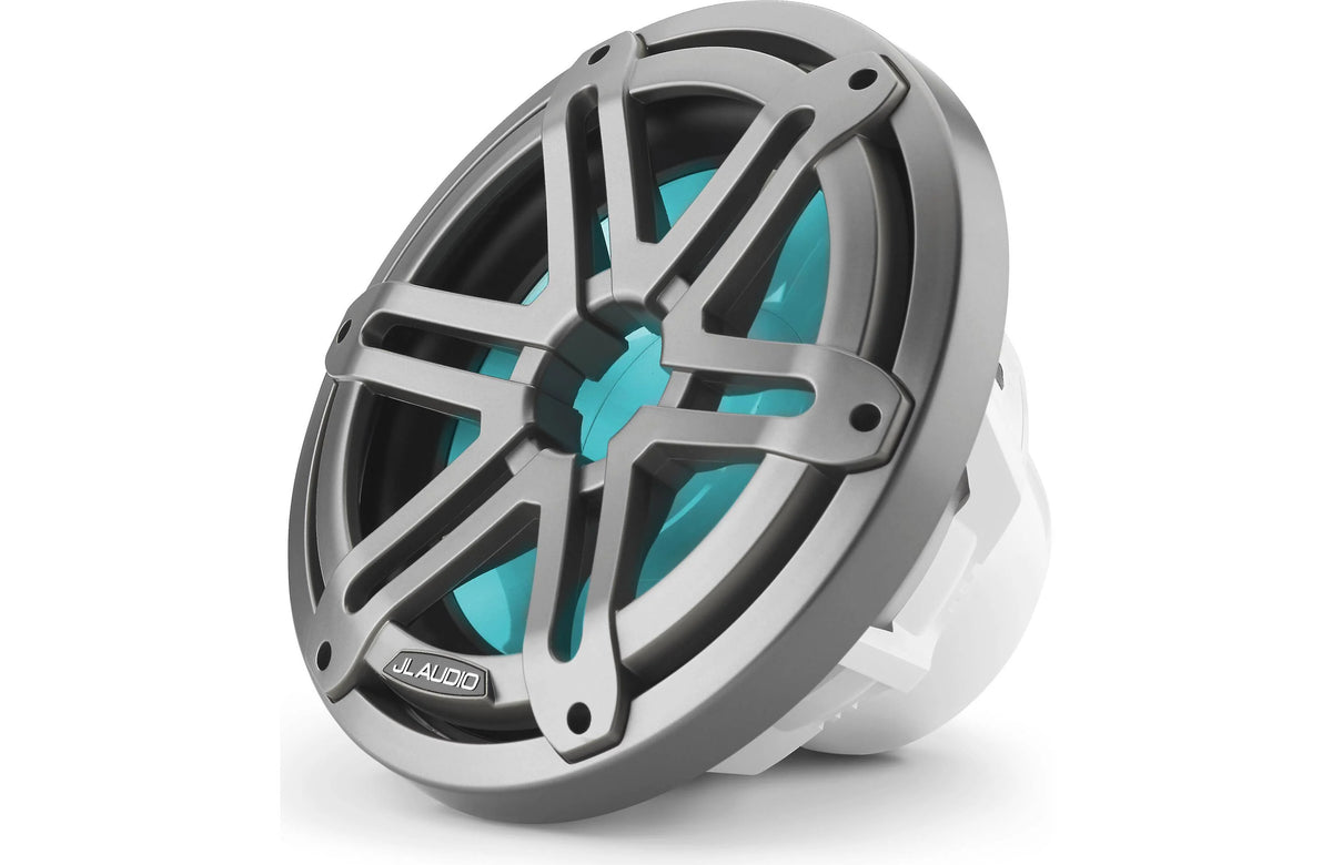 JL Audio M3 10" Marine Subwoofer w/Grey Metallic Sport Grille & RGB LED Lighting - M3-10IB-S-Gm-i-4