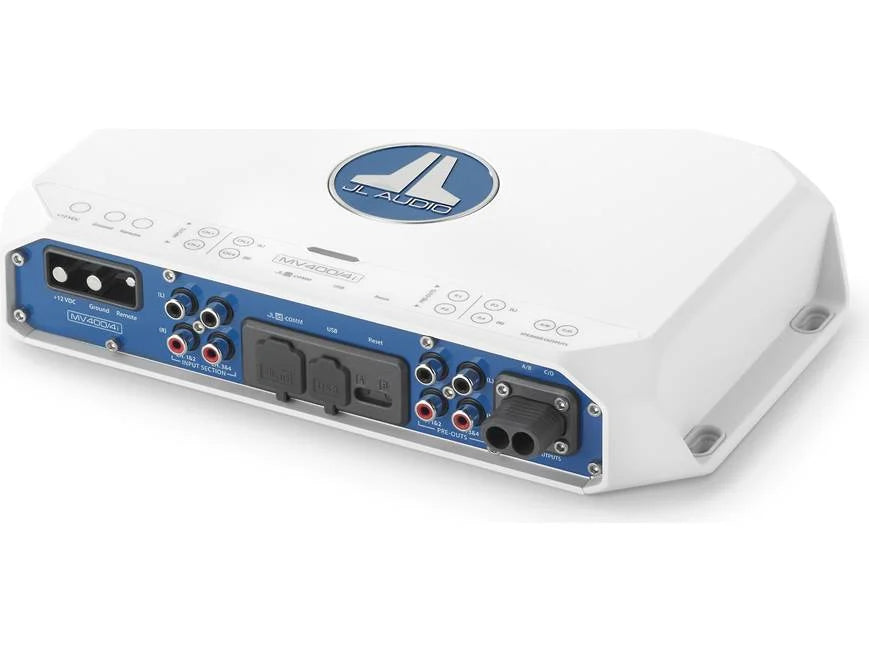 JL Audio MVI Series 400w 4 Channel Full-Range Amplifier w/Integrated DSP - MV400/4i