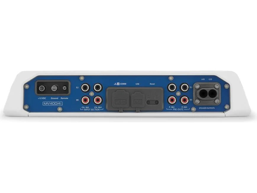 JL Audio MVI Series 400w 4 Channel Full-Range Amplifier w/Integrated DSP - MV400/4i