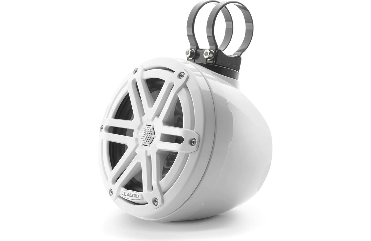 JL Audio M3 VeX™ Series 6.5" Enclosed Coaxial Speakers w/White Sports Grilles - M3-650VEX-Gw-S-Gw