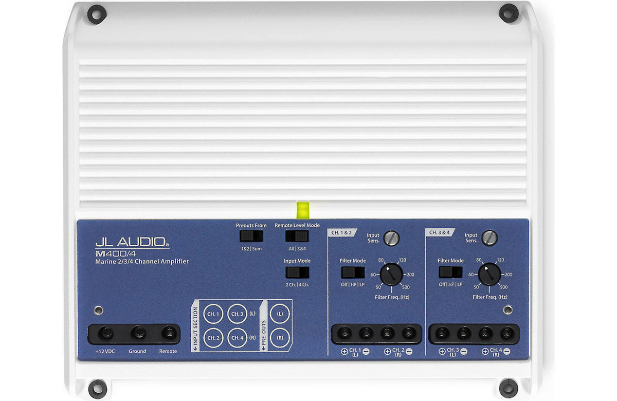 JL Audio M Series 400w 4 Channel Amplifier - M400/4