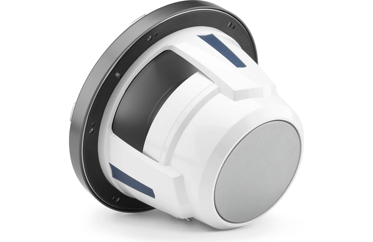 Subwoofer marino JL Audio M6 de 10" con rejilla deportiva de titanio e iluminación LED Transflective™ - M6-10W-S-GmTi-i-4