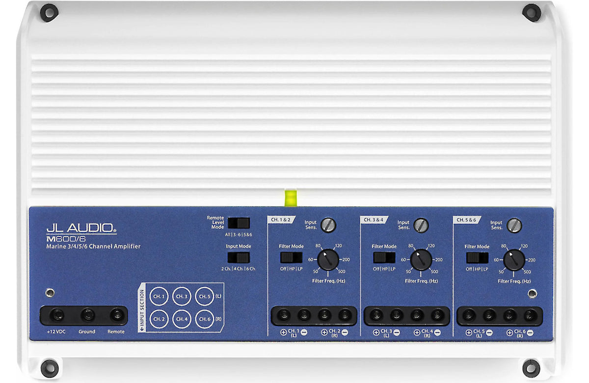 Amplificador JL Audio Serie M de 6 canales y 600w - M600/6