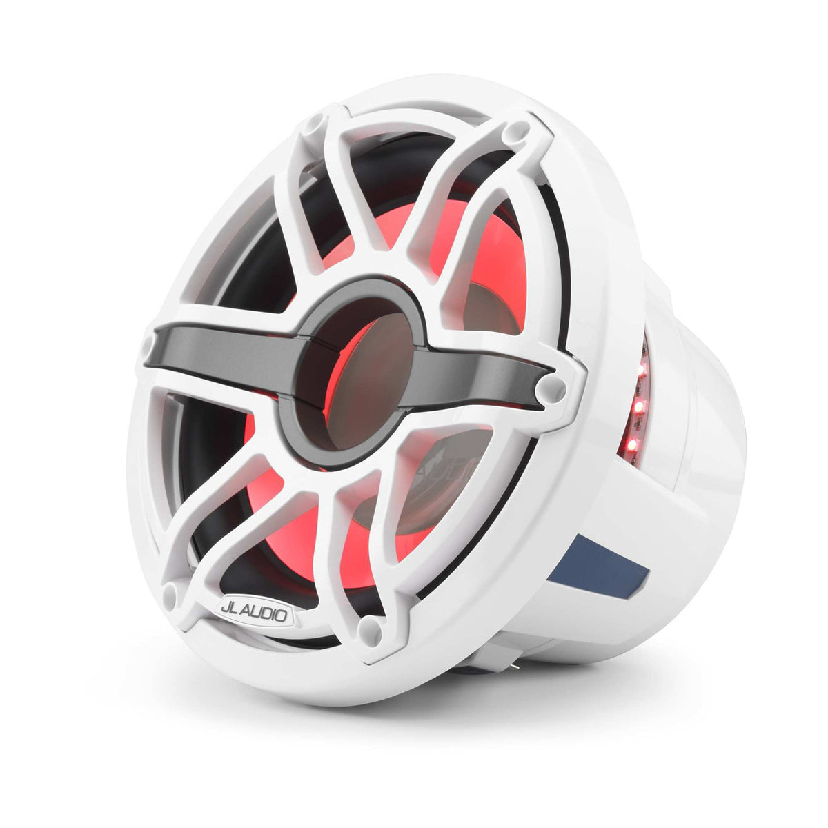 JL Audio M7 12" Marine Subwoofer w/Gloss White Sport Grille & Transflective™ LED Lighting - M7-12IB-S-GwGw-i-4