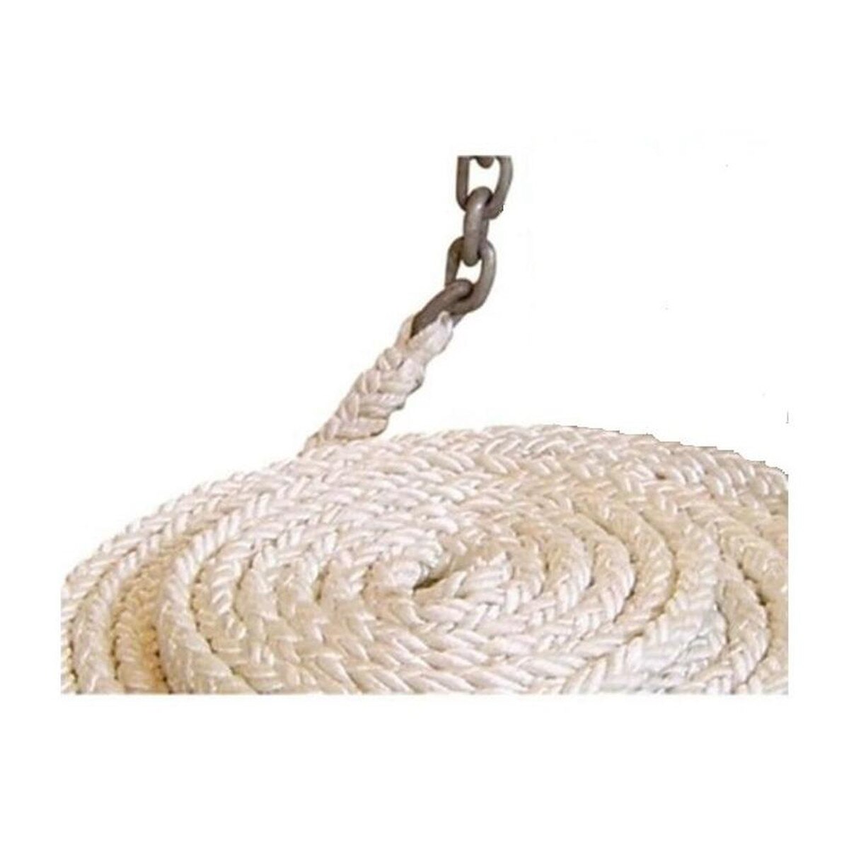 Kit de anclaje LFX con 15' de cadena G4 de 5/16" y 200' de cabo de 8 cordones de 5/8" - 10 LB