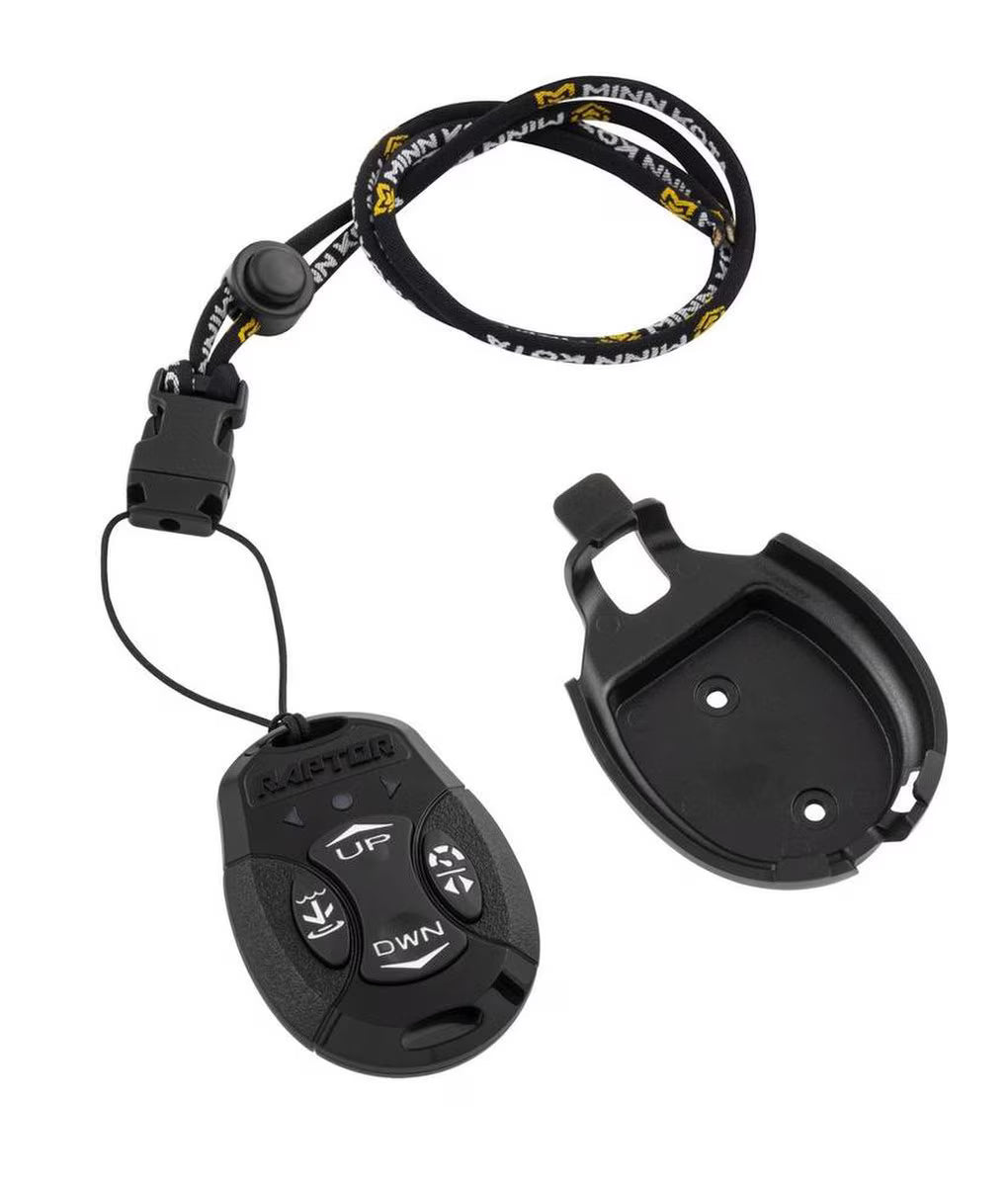 Ancla para aguas poco profundas Minn Kota Raptor de 10 pies con anclaje activo - Negro