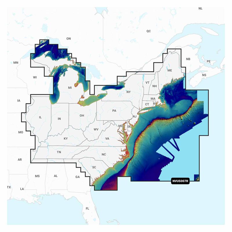 Garmin Navionics Vision+™ NVUS007R U.S. East