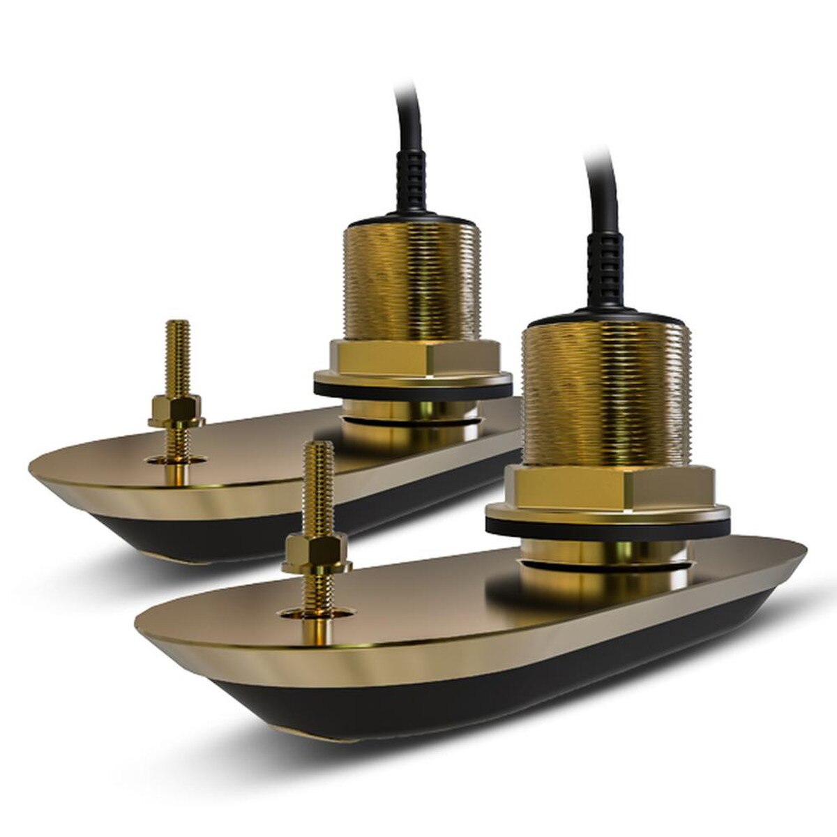 Raymarine RV-220 RealVision 3D™ Bronze Thru-Hull Transducer Pair Pack - 20° - 8M Cable & Y-Cable