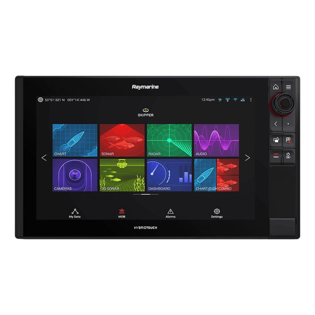 Kit de pantalla multifunción Glass Bridge Raymarine Axiom XL 22 con RCR-SD, alarma y cable
