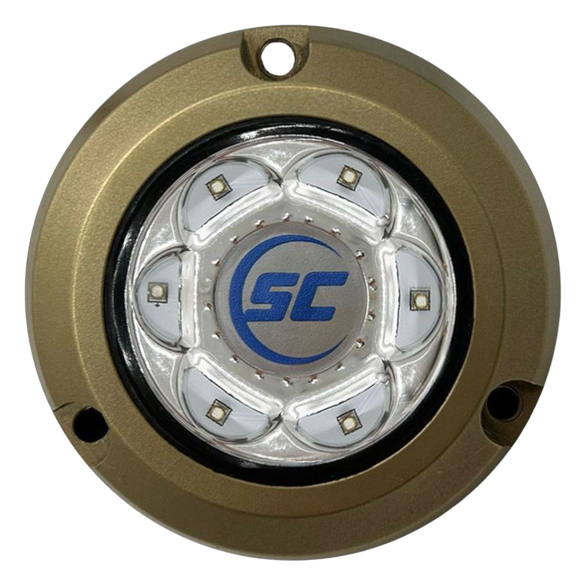 Shadow-Caster SC2 Series Bronze Surface Mount Underwater Light - Bimini Blue