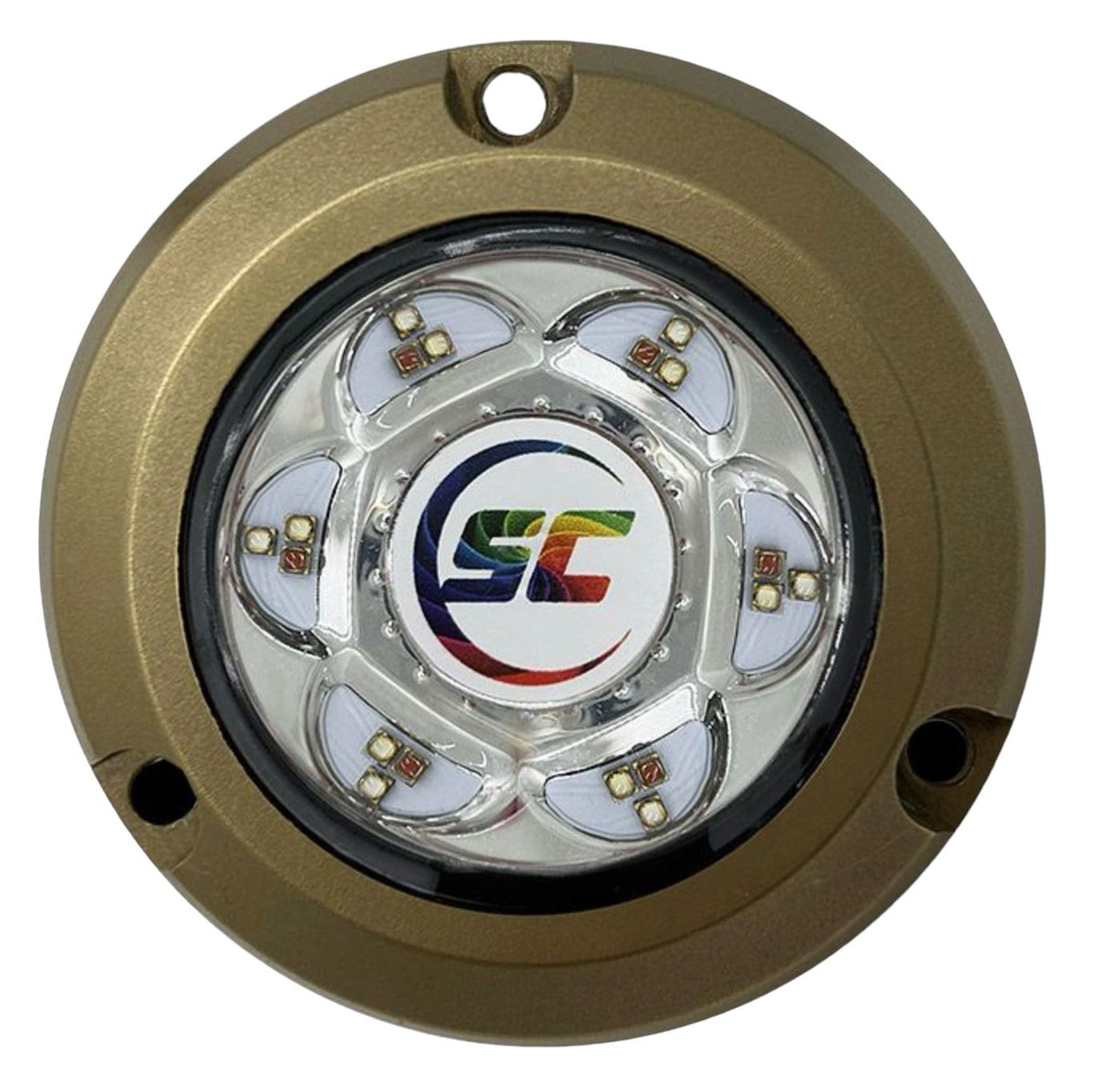 Shadow-Caster SC2 Series Bronze Surface Mount Underwater Light - Full-Color