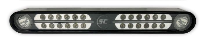 Shadow-Caster Eagle Ray LED Light Bar - Black Housing & Dual Optics