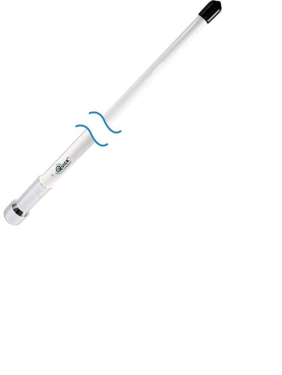 Antena VHF Shakespeare de 8' QuickConnect™ 6dB para soportes serie QCM