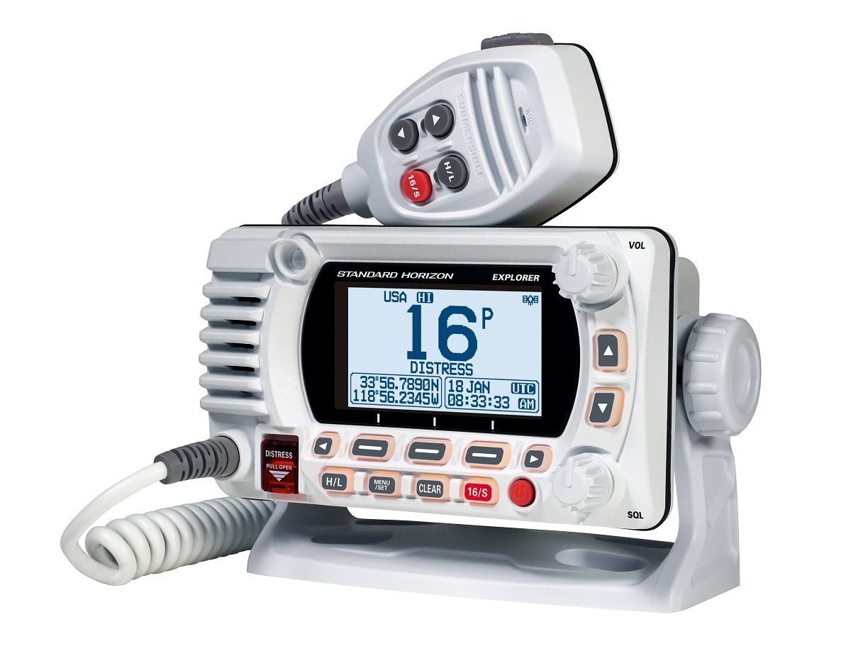 Standard Horizon GX1800G Fixed Mount VHF w/GPS - White