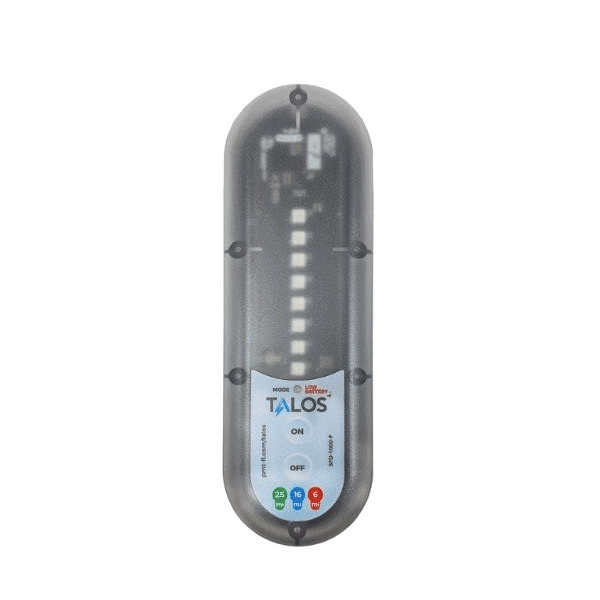 Detector de rayos en movimiento TALOS para barcos y embarcaciones con base de montaje