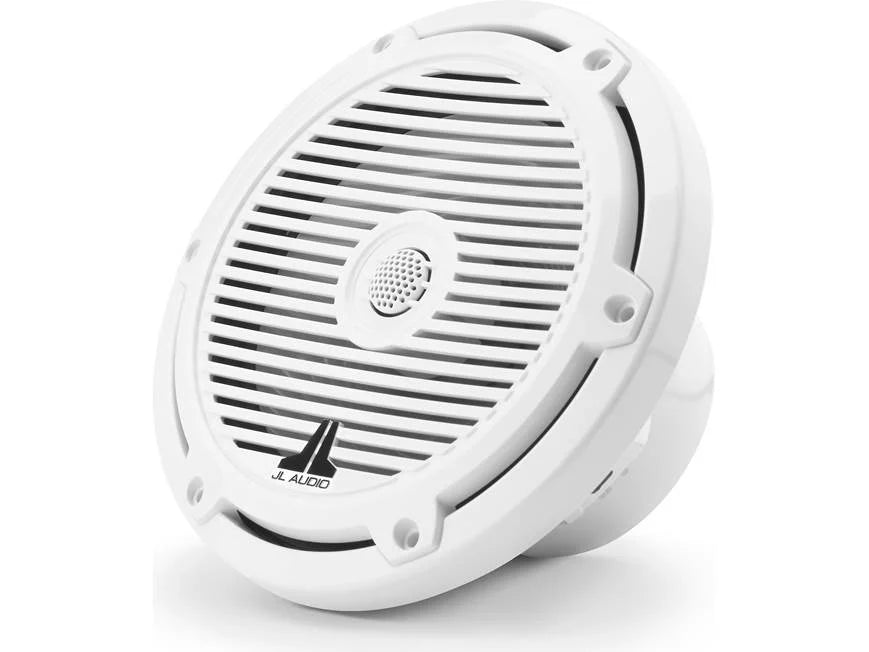 JL Audio M3 Series 7.7" Marine Coaxial Speakers w/Gloss White Classic Grilles - M3-770X-C-Gw