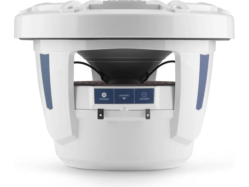 JL Audio M6 Series 8.8" Marine Coaxial Speakers w/Gloss White Sport Grille - M6-880X-S-GwGw