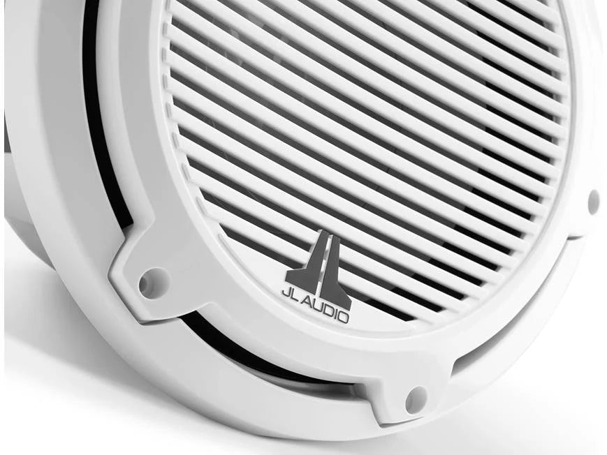 JL Audio M6 10" Marine Infinite-Baffle Subwoofer w/Gloss White Classic Grille - M6-10IB-C-GwGw-4