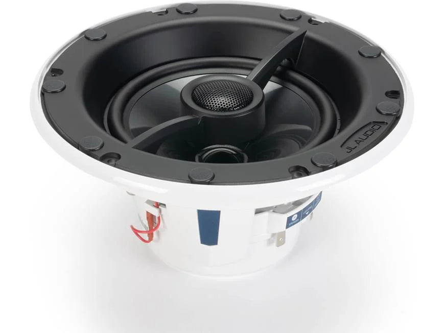 JL Audio M6 Series 6.5" Marine Coaxial Speakers w/White Luxe Grille - M6-650X-L-GwSw-Single