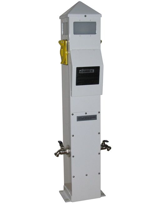 International Dock Shore Power Pedestal - x2 30A 125v & Dual Water