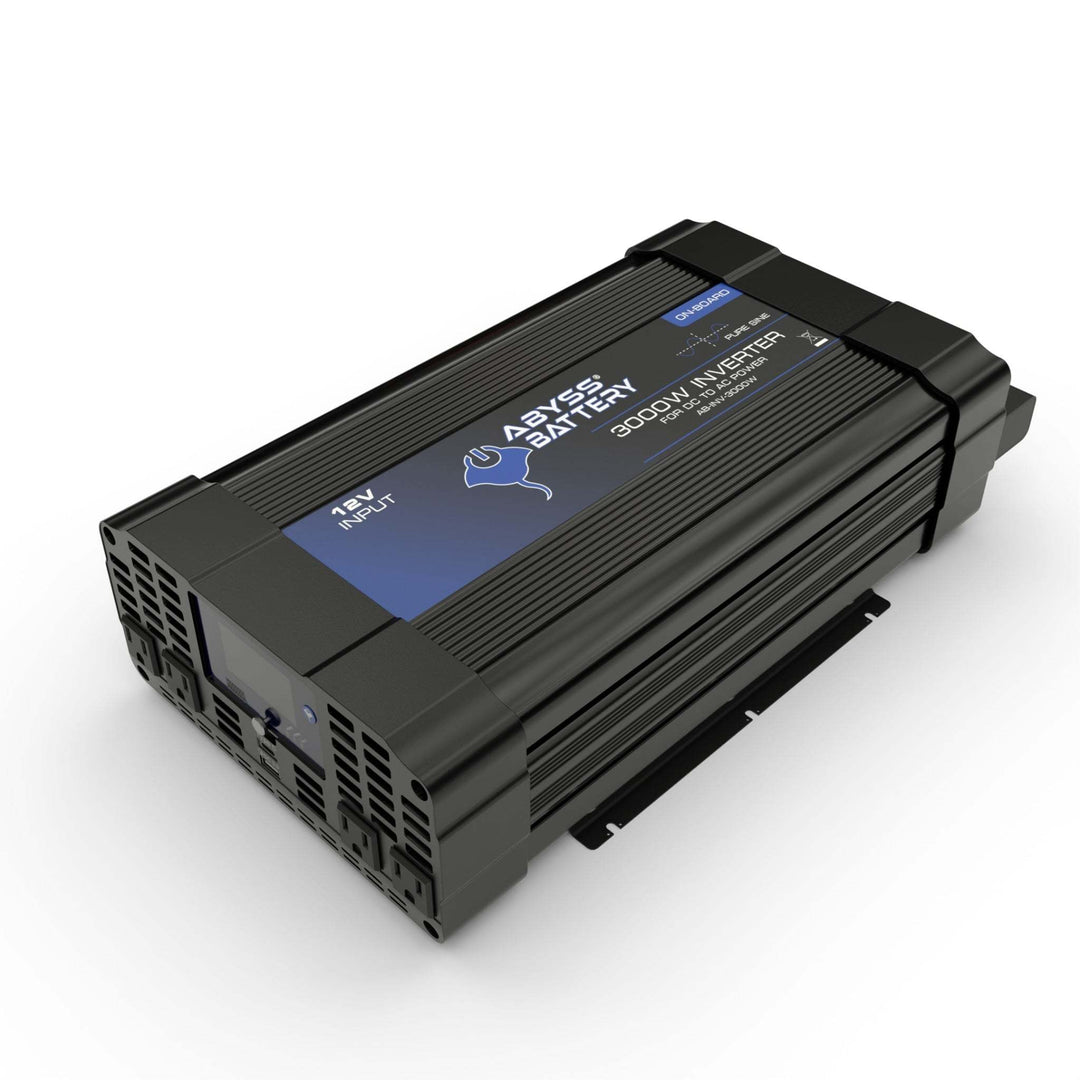 Abyss Battery AB-3000 Pure Sine Wave Inverter - 12vDC - 120vAC - 3000W