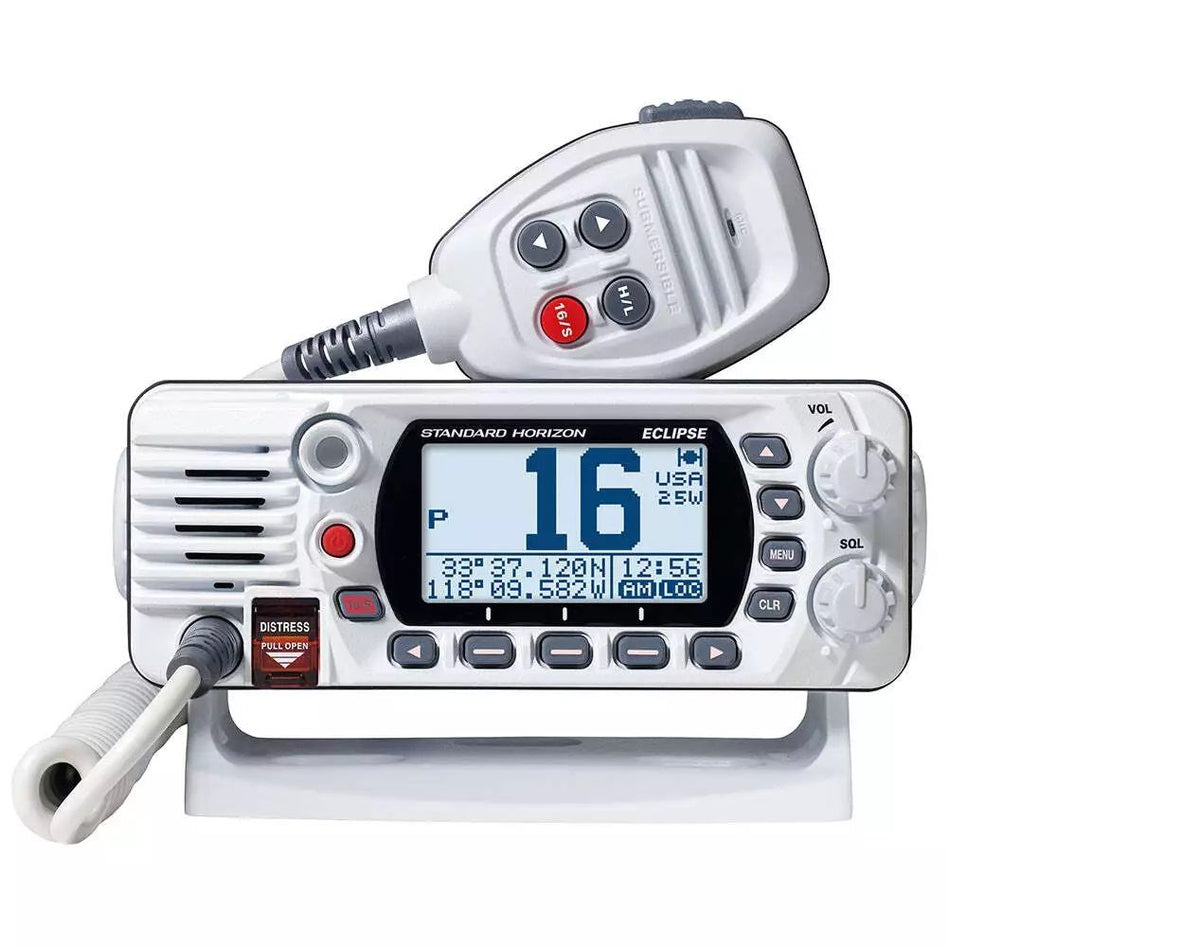 Standard Horizon GX1410GB Eclipse Series 25W Fixed Mount VHF/GPS - White