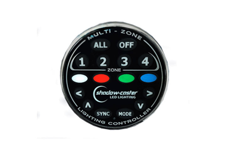 Shadow-Caster Round Zone Controller 4 Channel Remote f/MZ-LC or SCM-LC