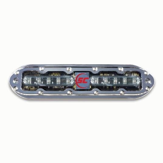 Shadow-Caster SCM-10 LED Underwater Light w/20' Cable - 316 SS Housing - Cool Red
