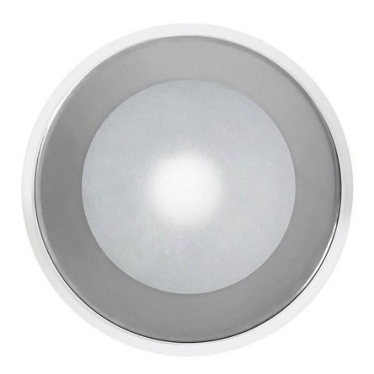 Downlight Serie DLX de Shadow-Caster - Carcasa blanca/Ventana cromada - RGB