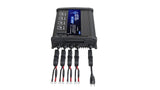 Cargador de baterías Abyss de 12 V y 4 bancos