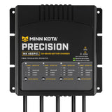Cargador a bordo Minn Kota Precision MK-460 PCL, 4 bancos x 15 amperios, optimizado para litio