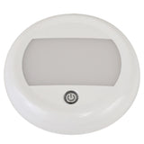Luz de cúpula Scandvik de 5" con interruptor y atenuación de 3 niveles - 10-30V - IP67