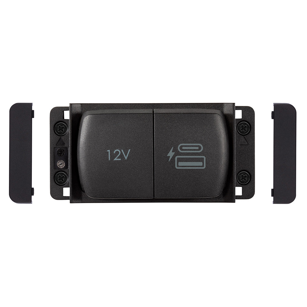 Scanstrut Flip Pro Multi - Toma de corriente doble USB-C y 12V