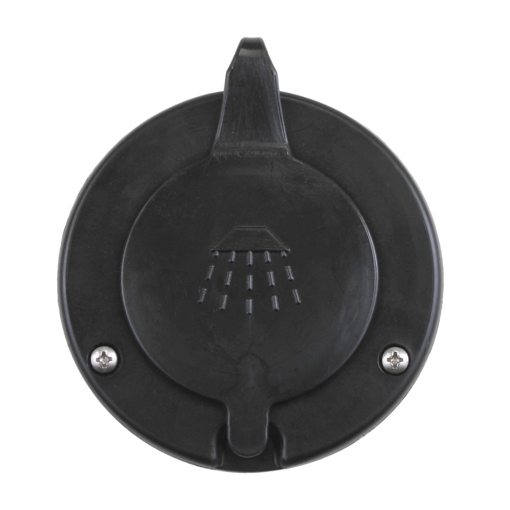 Tapa y recipiente negros Scandvik para ducha empotrada Scandvik
