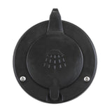 Tapa y recipiente negros Scandvik para ducha empotrada Scandvik