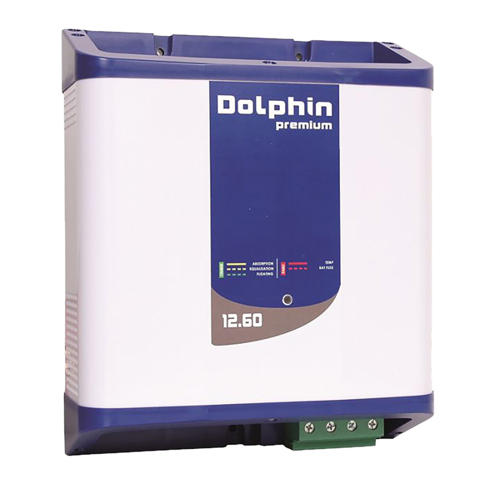 Cargador de baterías Dolphin serie Premium - 12V, 60A, 110/220VAC - 3 salidas