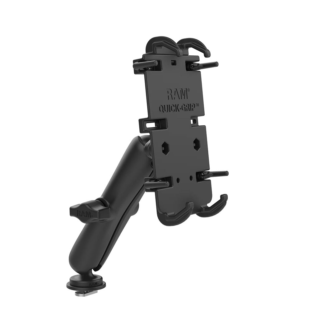 Soporte para teléfono RAM Mount Quick-Grip™ XL con base Track Ball™ - Largo